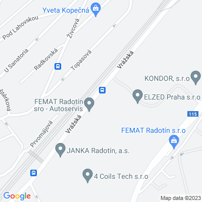 Google map: U první baterie 41/703, Praha 6